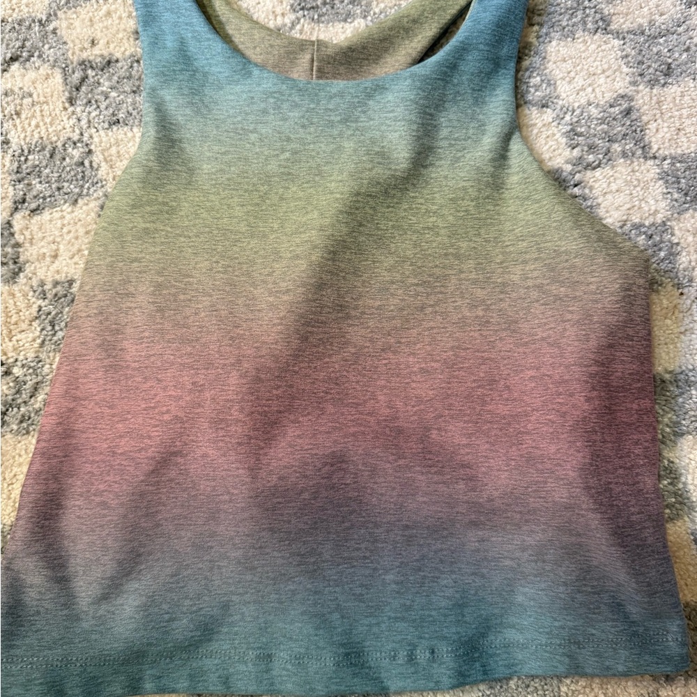 Rainbow Gradient Sleeveless Women's Top Beyond Yoga